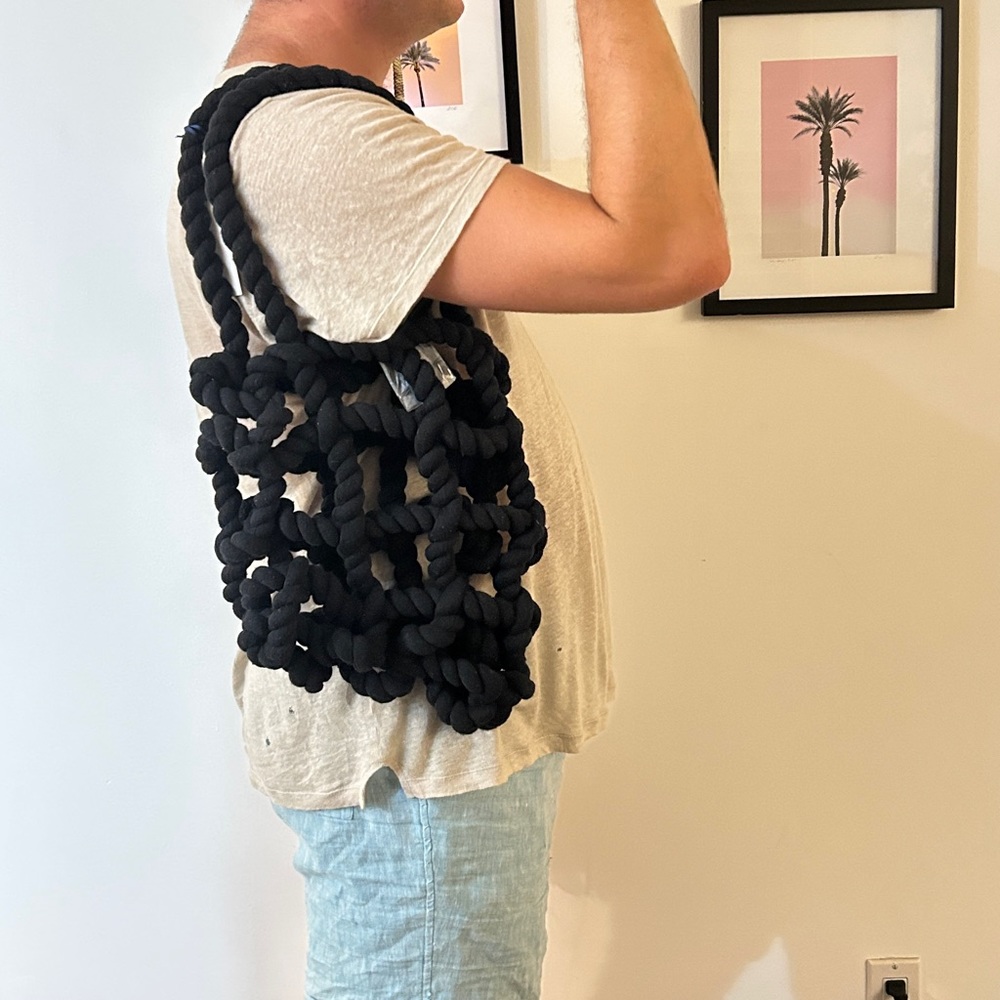 Clare V - Rope Sandy Bag in BLACK (see pics) - NWT - Picture 3 of 3